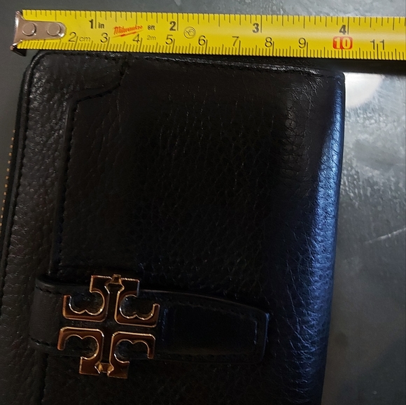 Black leather wristlet - Picture 3 of 5